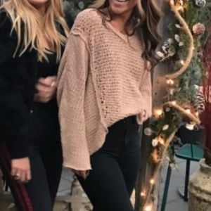 Free People Tan Sweater